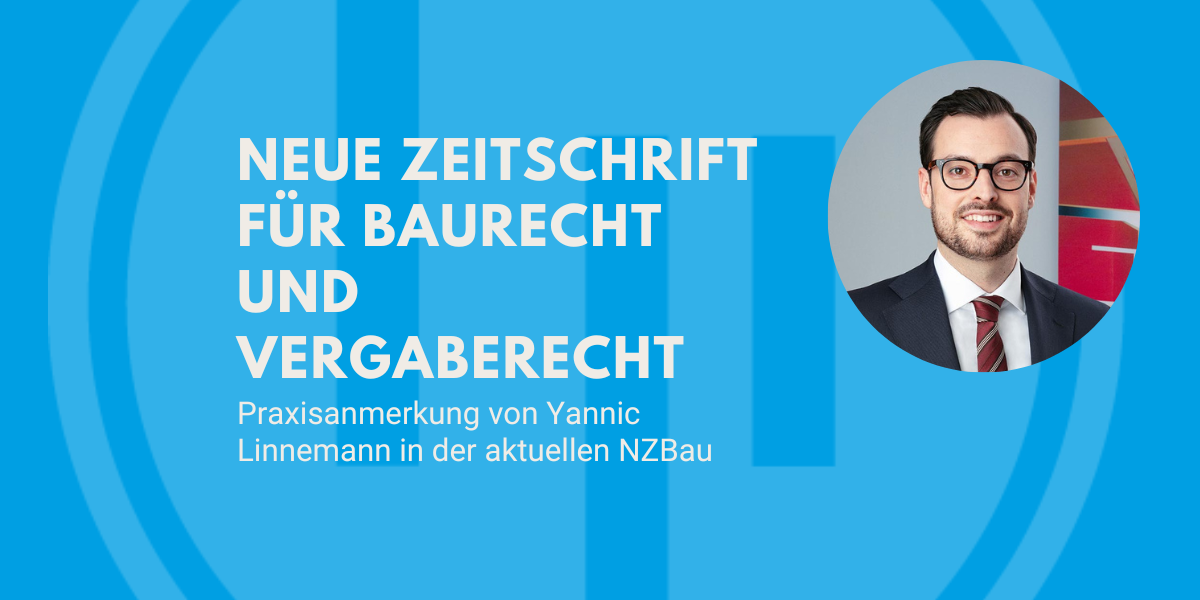 Praxisanmerkung zur Architektenpflicht in der aktuellen NZBau