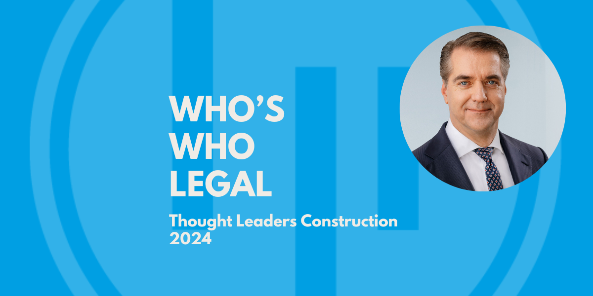 Ausgezeichnet als „Thought Leader Construction 2024“