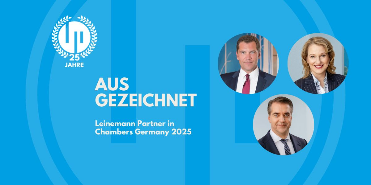 Leinemann Partner in Chambers Germany 2025 ausgezeichnet